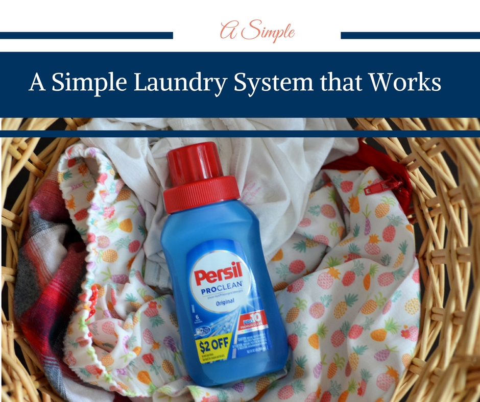 A Simple Laundry System that Works with Trial Size Persil® fromTarget® Happy Family Blog
