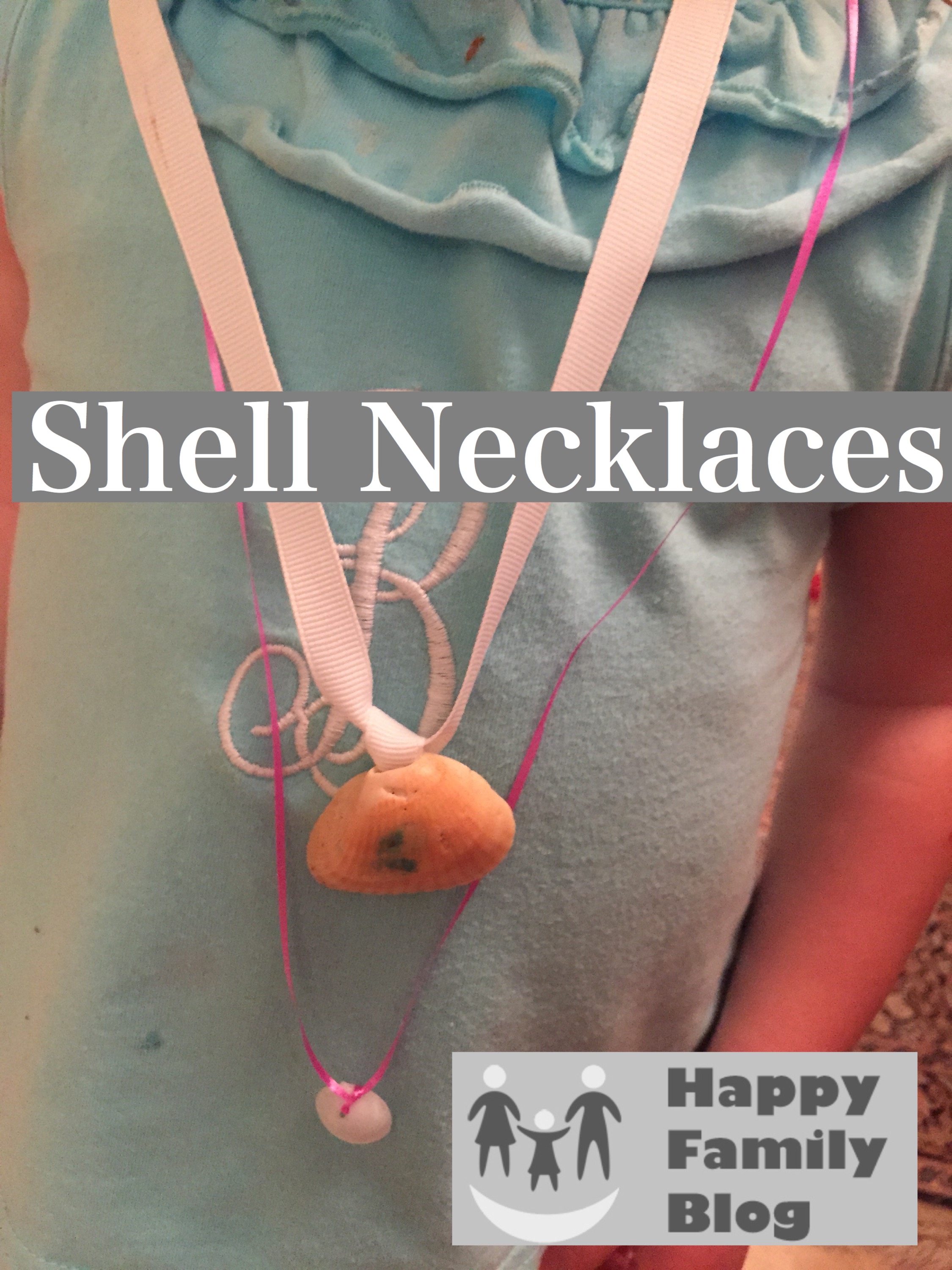 Toddler Crafts: Shell Necklaces by Happy Family Blog
