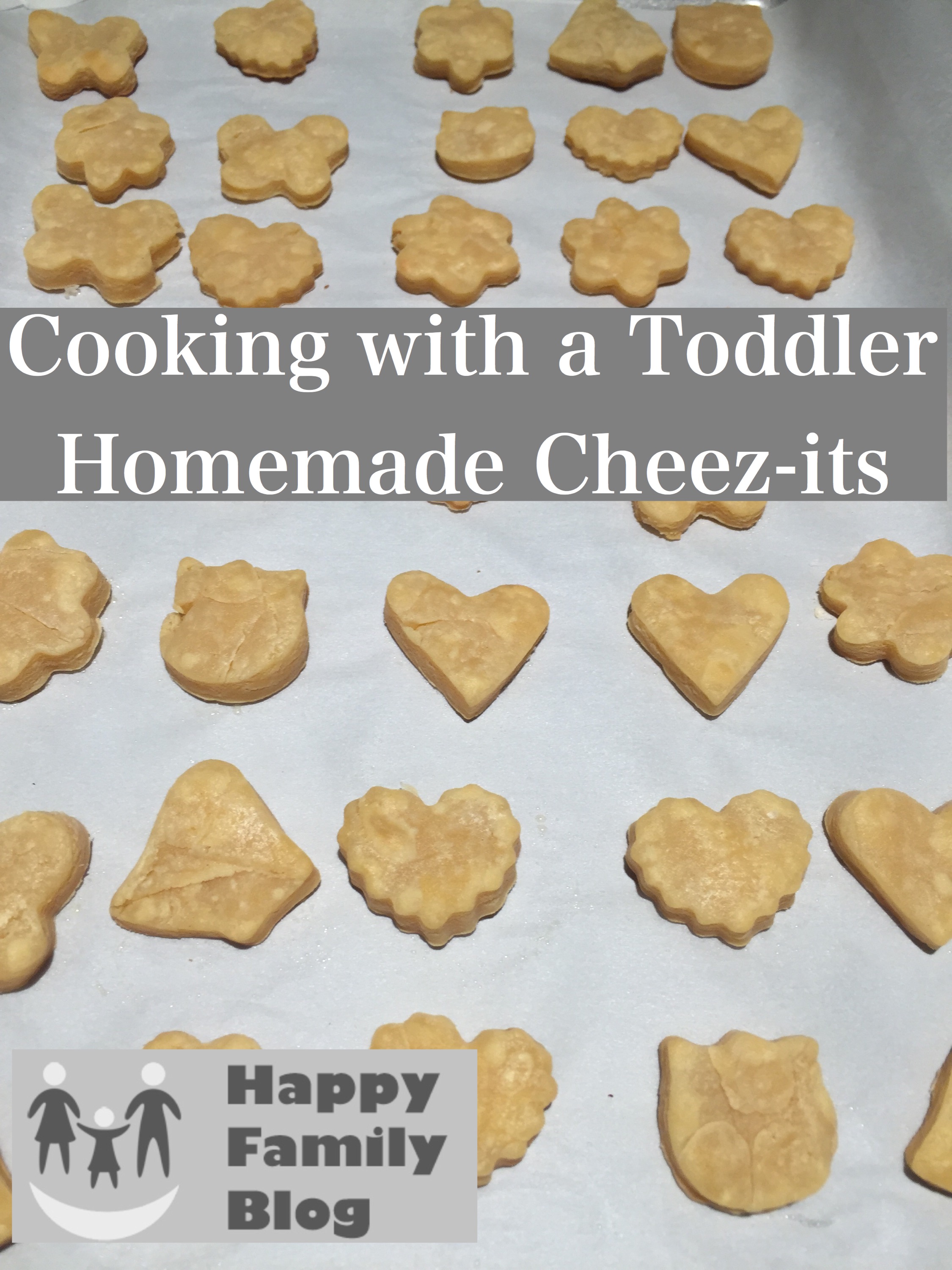 Cooking with a Toddler: Homemade Cheez-its