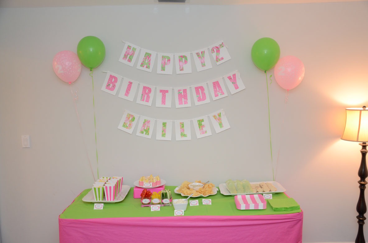 Let's Celebrate: Lilly Pulitzer Birthday Party by Happy Family Blog
