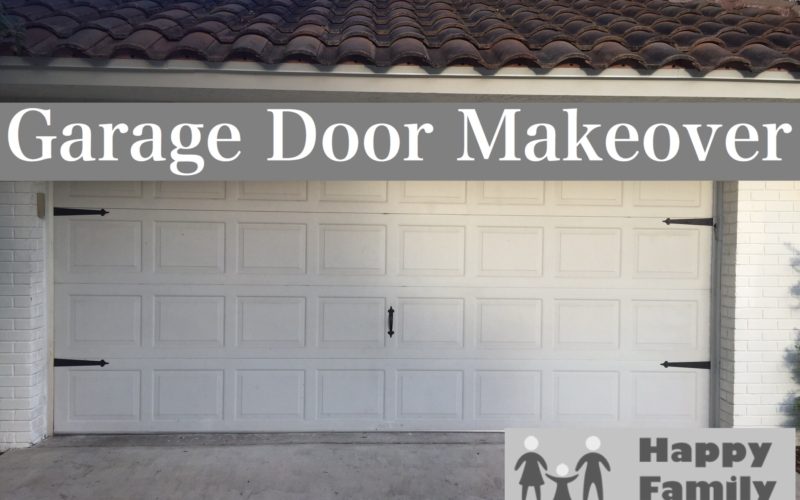 Garage Door Makeover by Happy Family Blog