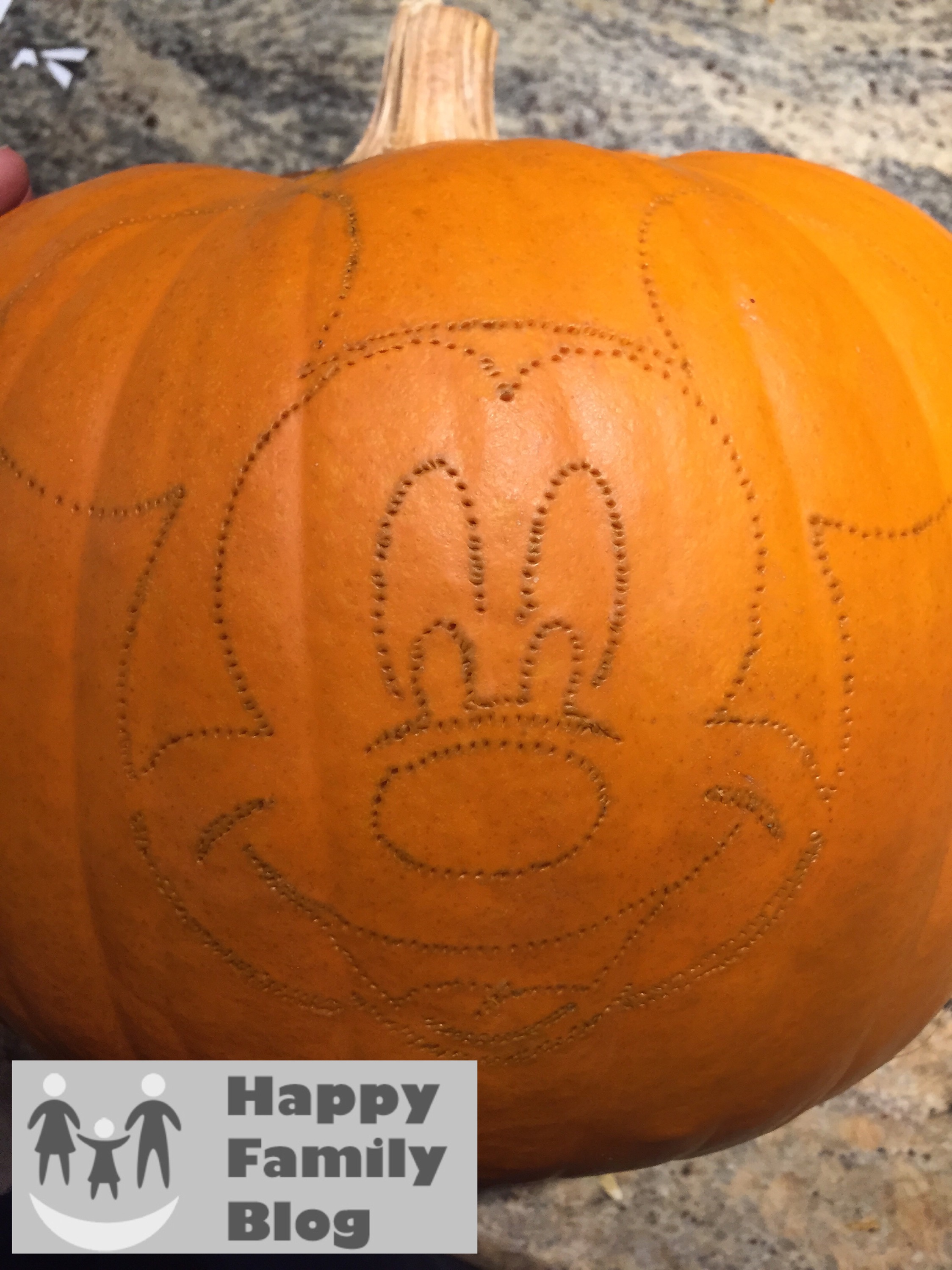 Mickey Mouse Pumpkin Template