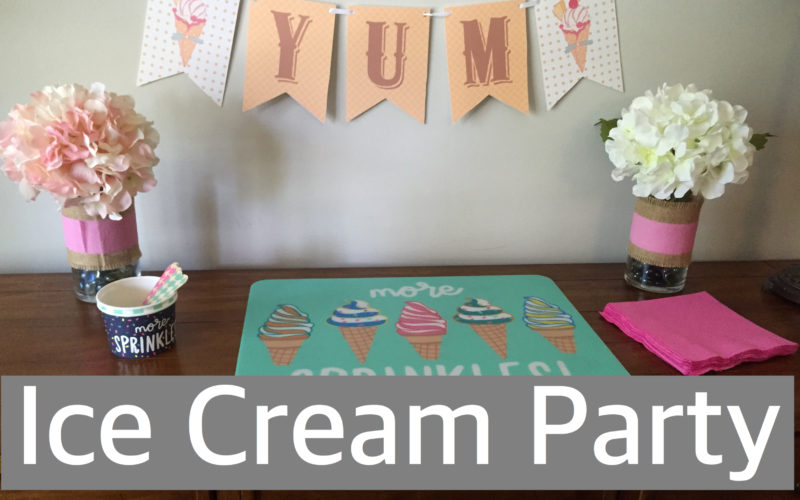 Ice Cream Party by Happy Family Blog