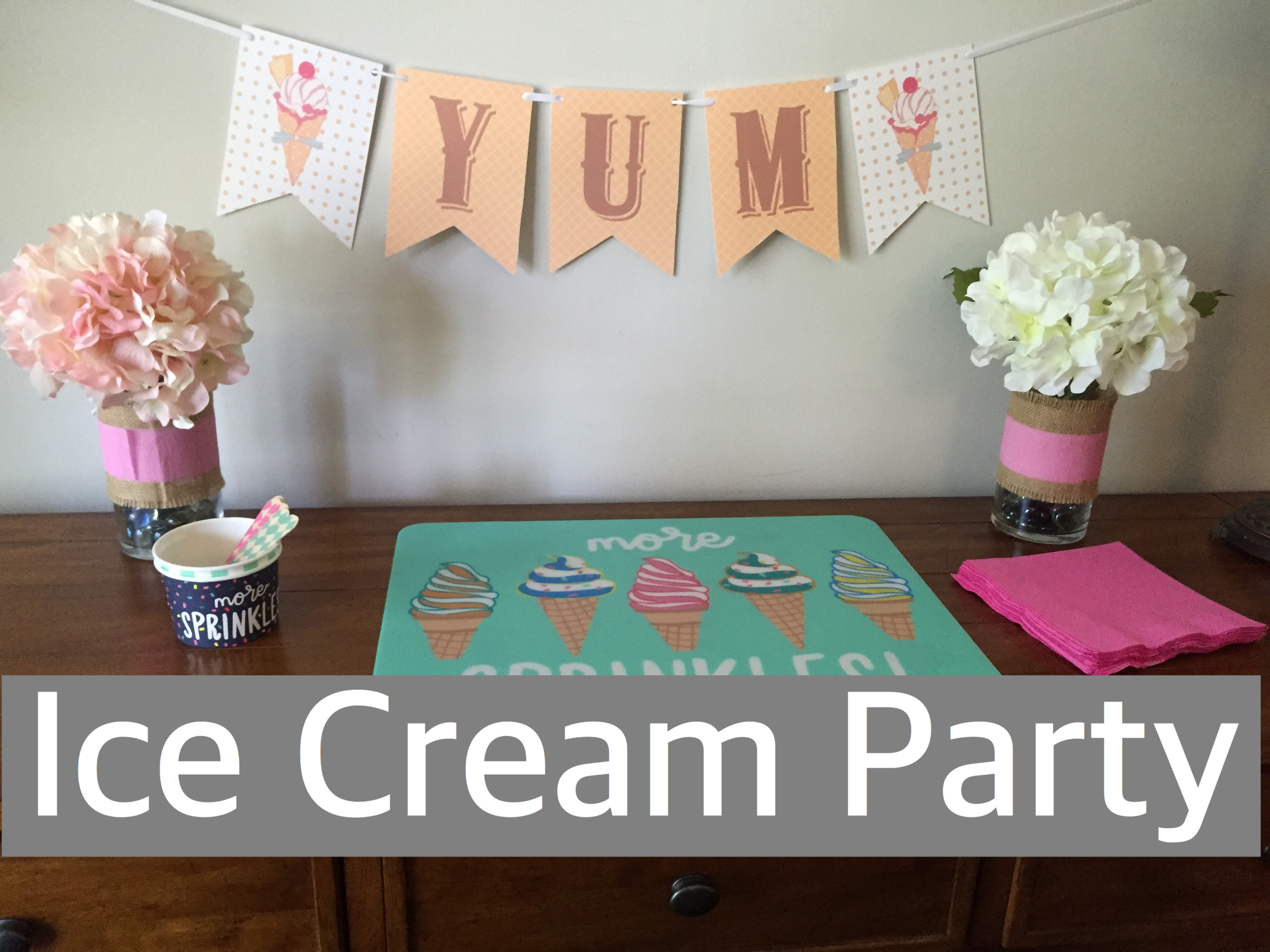 Ice Cream Party by Happy Family Blog