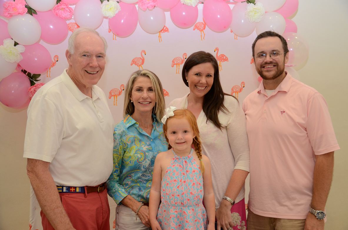 Flamingo Birthday Party in Pink and Navy • Happy Family Blog