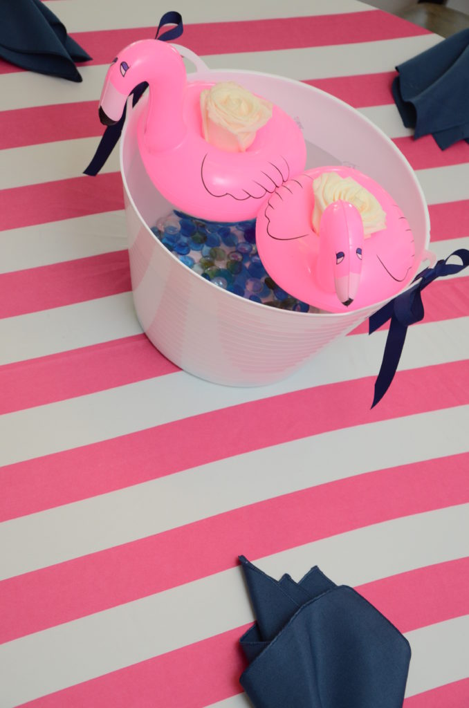 Flamingo Birthday Party, Pink and Navy by Happy Family Blog