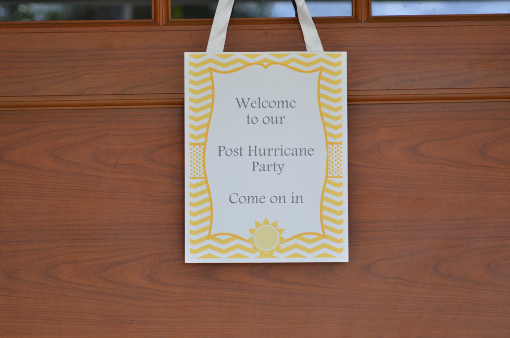 Sunshine Post Hurricane Party by Happy Family Blog