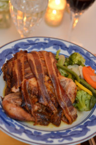 Easy Bacon Wrapped Cornish Hens in Crock Pot by Happy Family Blog