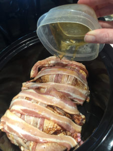 Easy Bacon Wrapped Cornish Hens in Crock Pot by Happy Fmaily Blog