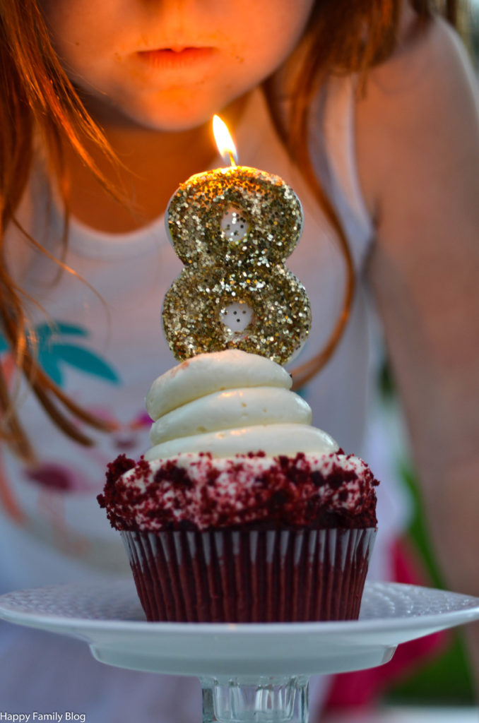 DIY Glitter Birthday Candle by Happy Family Blog