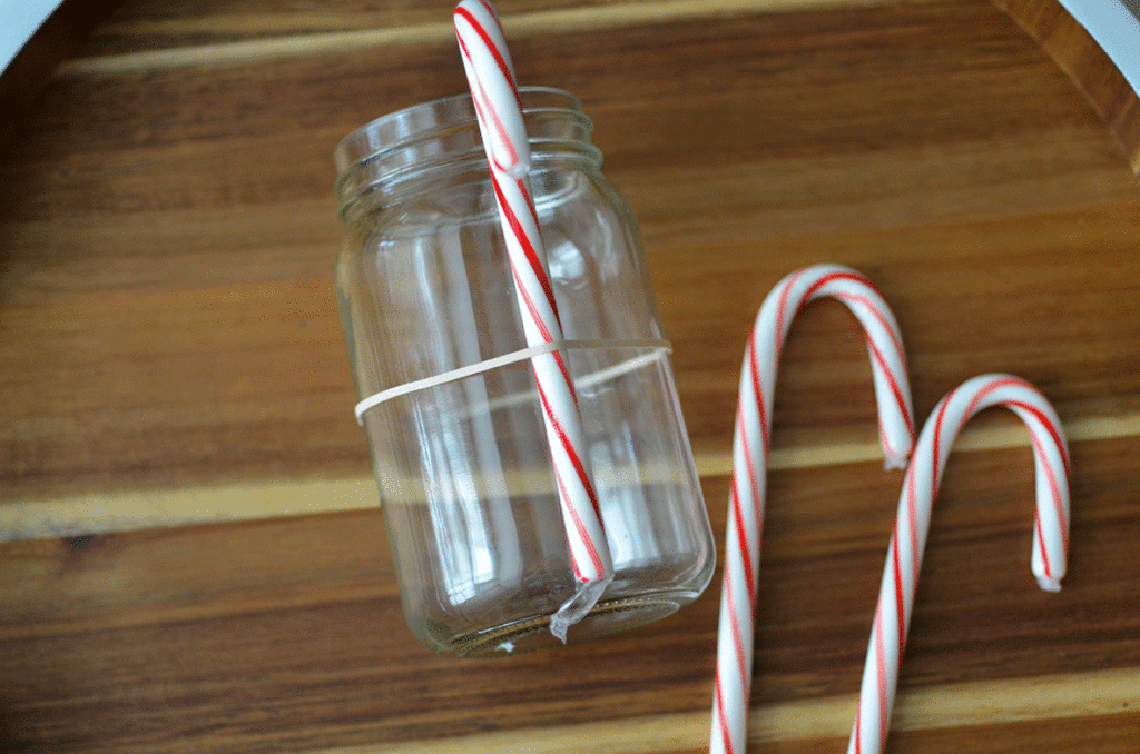 DIY Candy Cane Vase + Clean Up Advice by Happy Family Blog