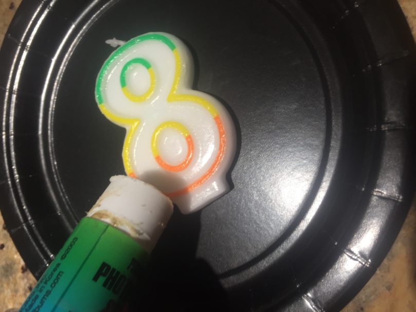 DIY Glitter Birthday Candle • Happy Family Blog