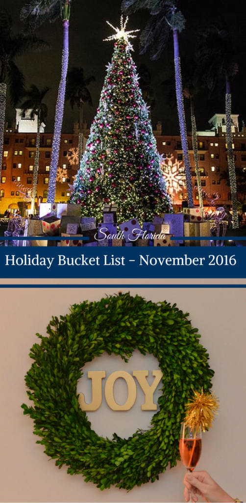 South Florida Holiday Bucket List - November 2016