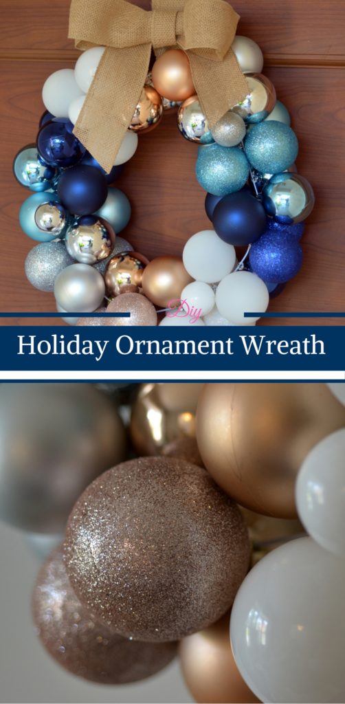 DIY Holiday Ornament Wreath by Happy Family Blog