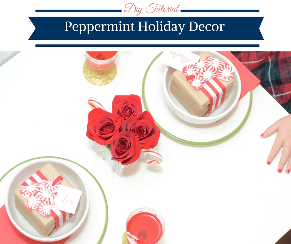 DIY Peppermint Holiday Decor by Happy Family Blog