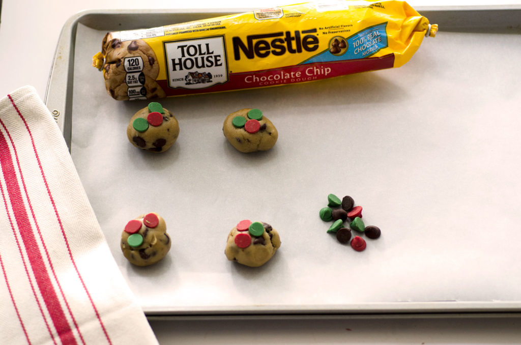 NESTLÉ® TOLL HOUSE® Holiday Chocolate Chip Cookie Dough by Happy Family Blog