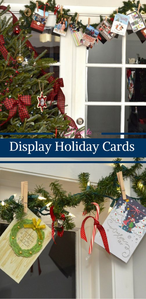 How to Display Holiday Cards by Happy Family Blog