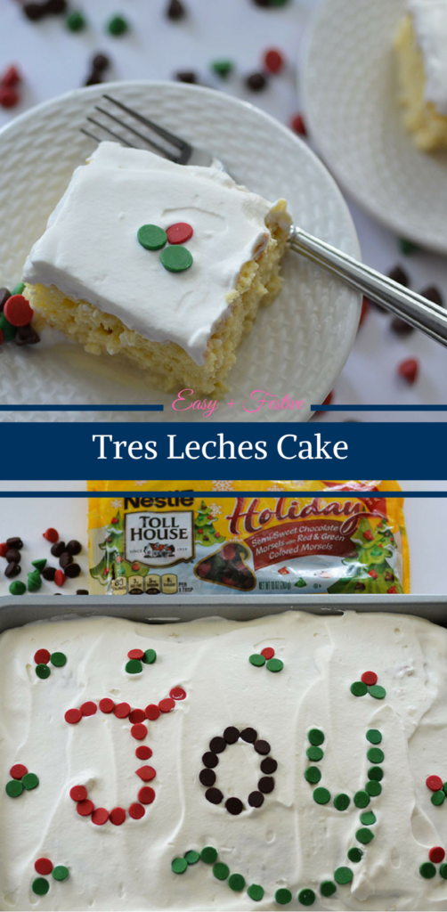 Easy + Festive Tres Leche Cake by Happy Family Blog