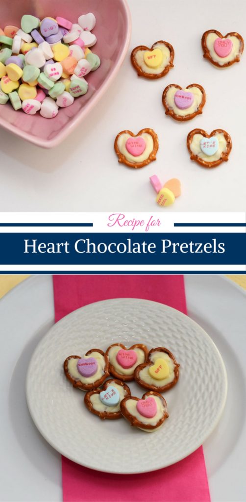 Recipe for Heart Chocolate Pretzels by Happy Family Blog