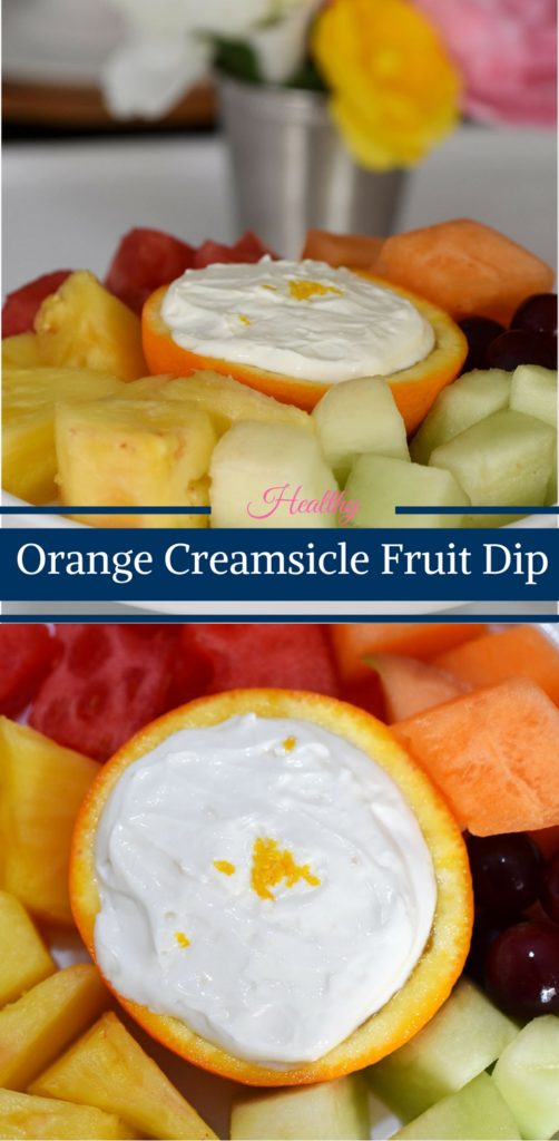 Healthy Orange Creamsicle Fruit Dip by Happy Family Blog