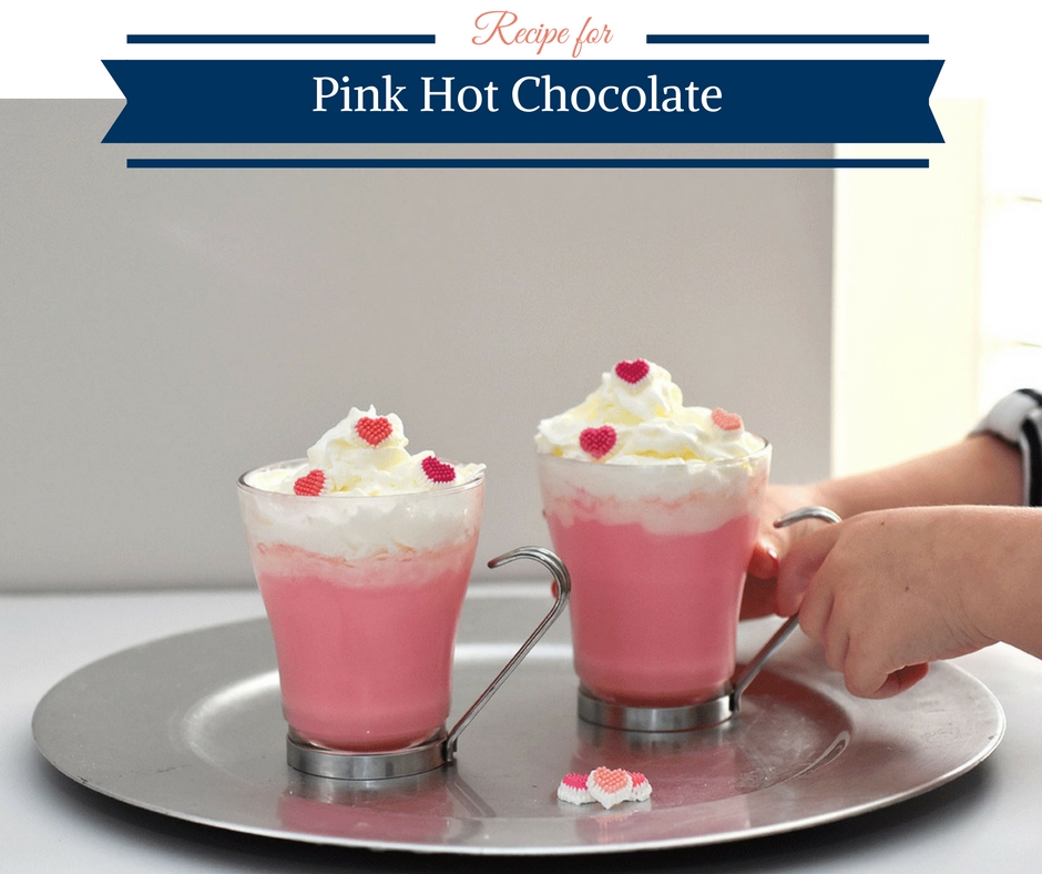 Recipe for Pink Hot Chocolate Mix • Happy Family Blog