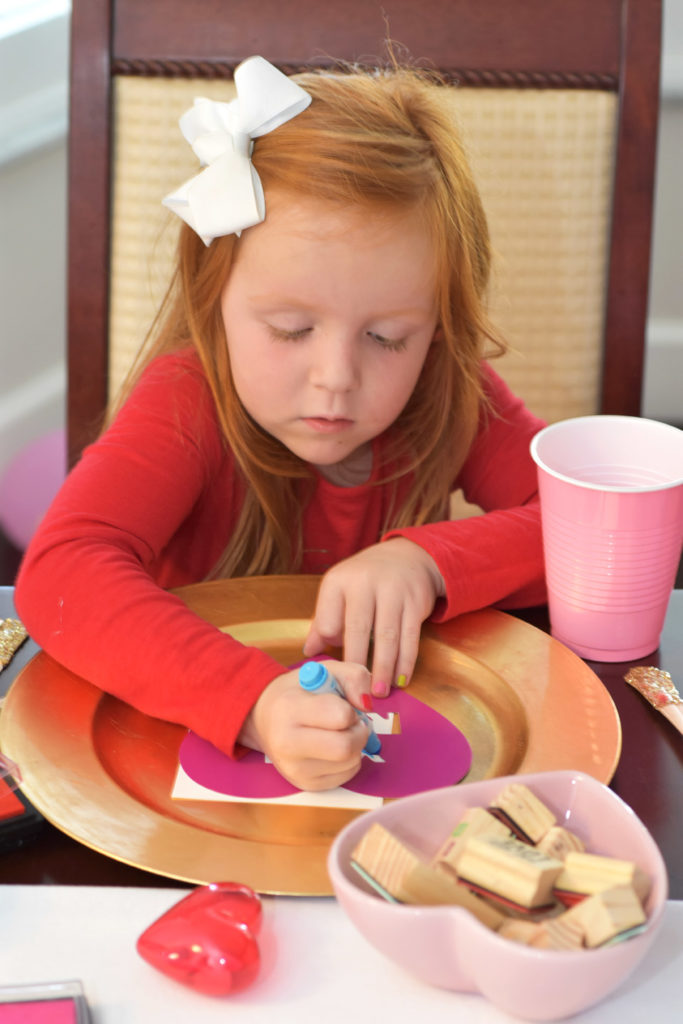 How to Host a Valentine Card Making Party by Happy Family Blog