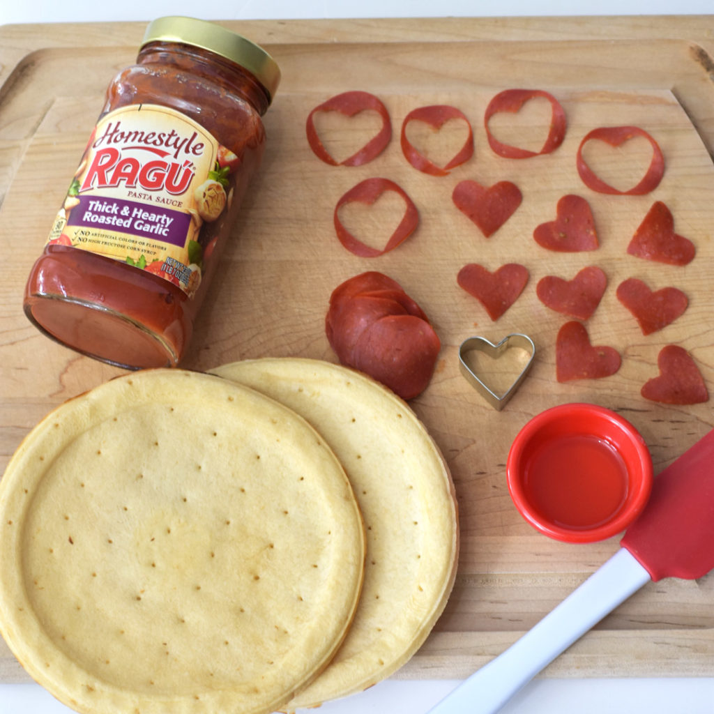Pepperoni Heart Pizza by Happy Family Blog
