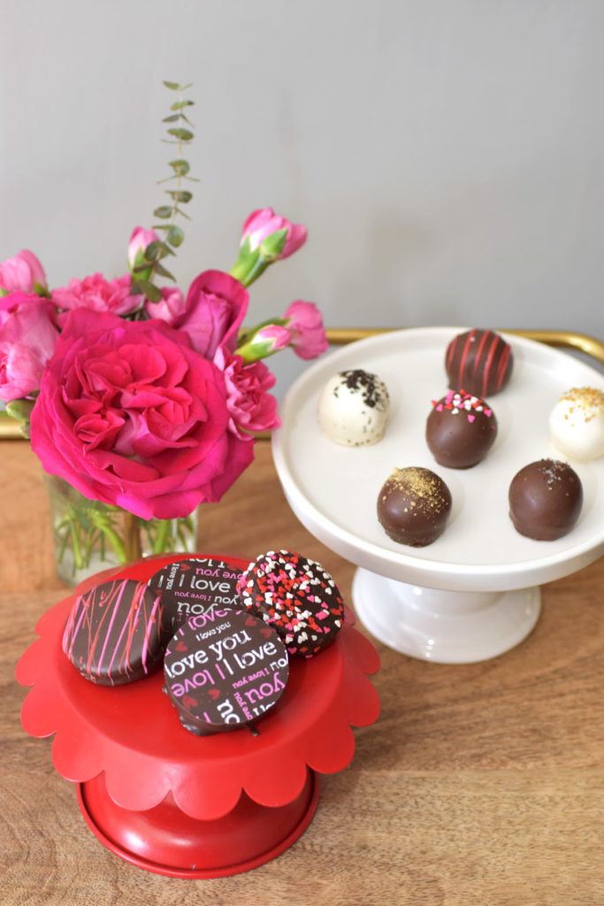 3 Steps to create a Valentine's Day Bar Cart by Happy Family Blog