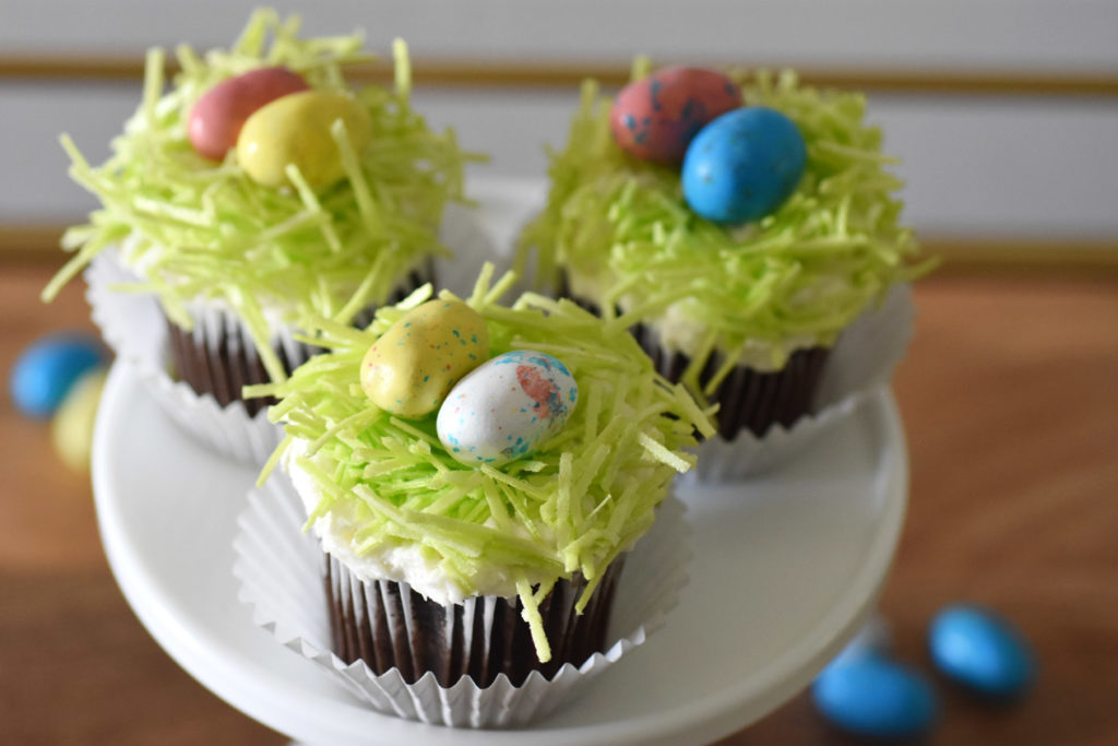 Easter Basket Cupcake by Happy Family Blog