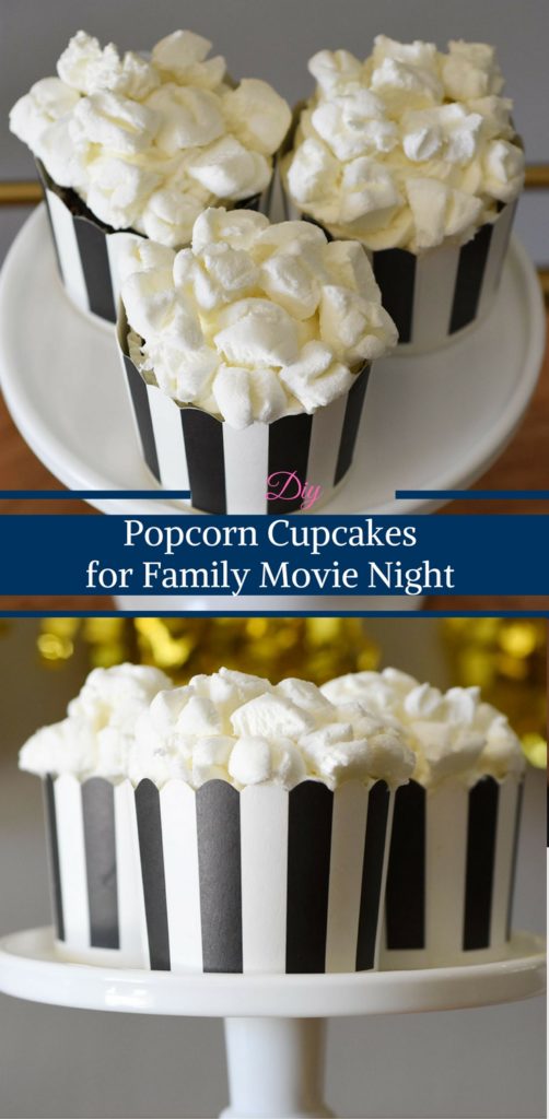 Popcorn Cupcakes for Family Movie Night by Happy Family Blog