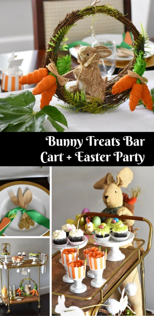 Bunny Treats Bar Cart and Easter Party by Happy Family Bloga