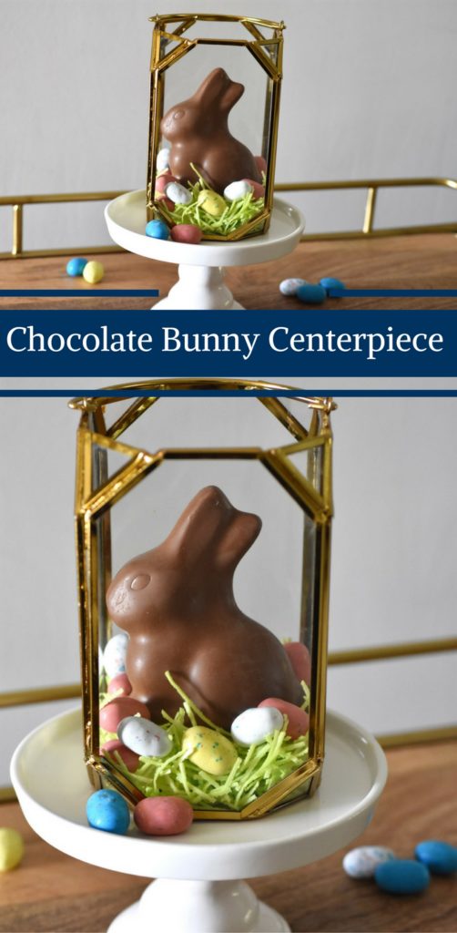 Chocolate Bunny Centerpiece by Happy Family Blog