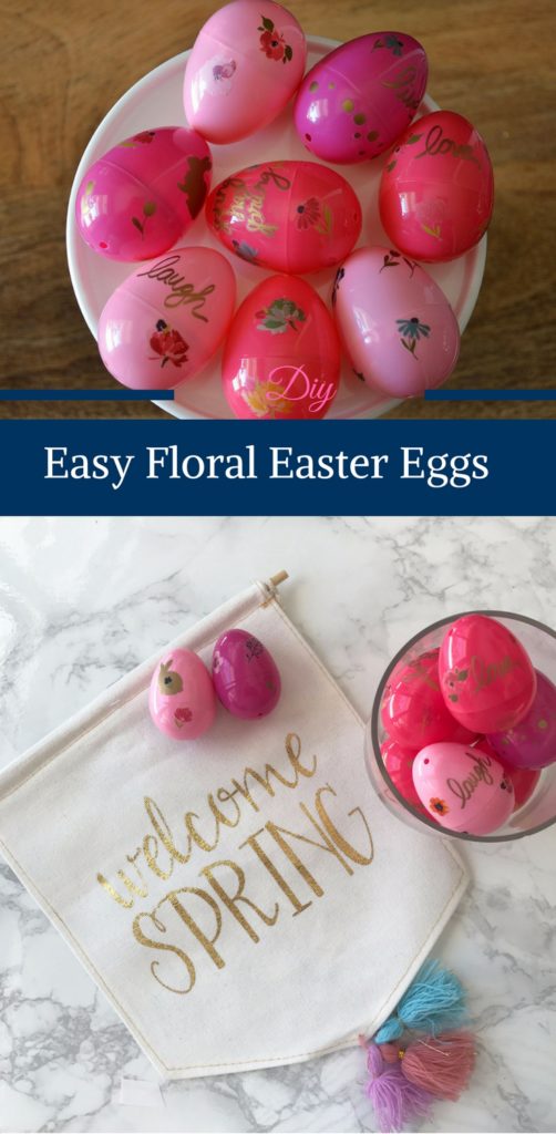 Easy Floral Easter Eggs by Happy Family Blog