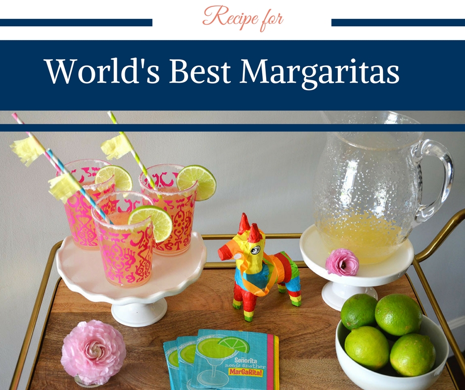 Recipe for World's Best Margaritas by Happy Family Blog