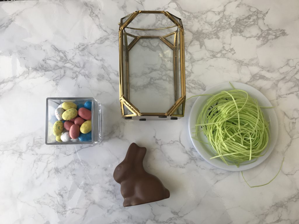 Chocolate Bunny Centerpiece by Happy Family Blog 