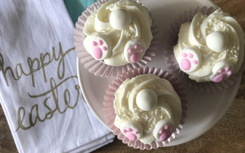 Easter Bunny Tail Cupcakes by Happy Family Blog