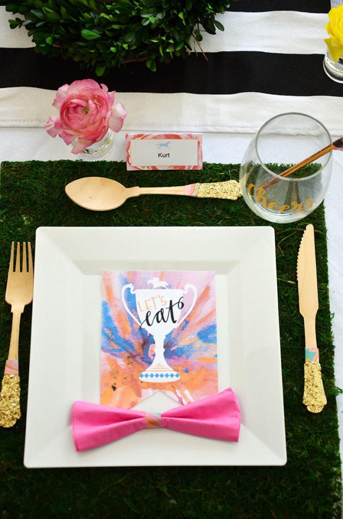 Elegant Garden Party Celebrating for The Kentucky Derby by Happy Family Blog