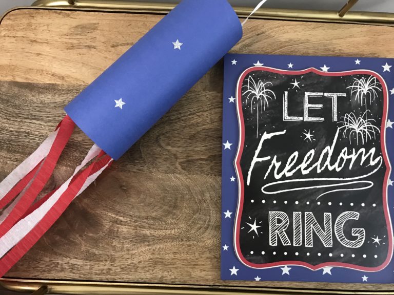 DIY American Flag Streamers • Happy Family Blog