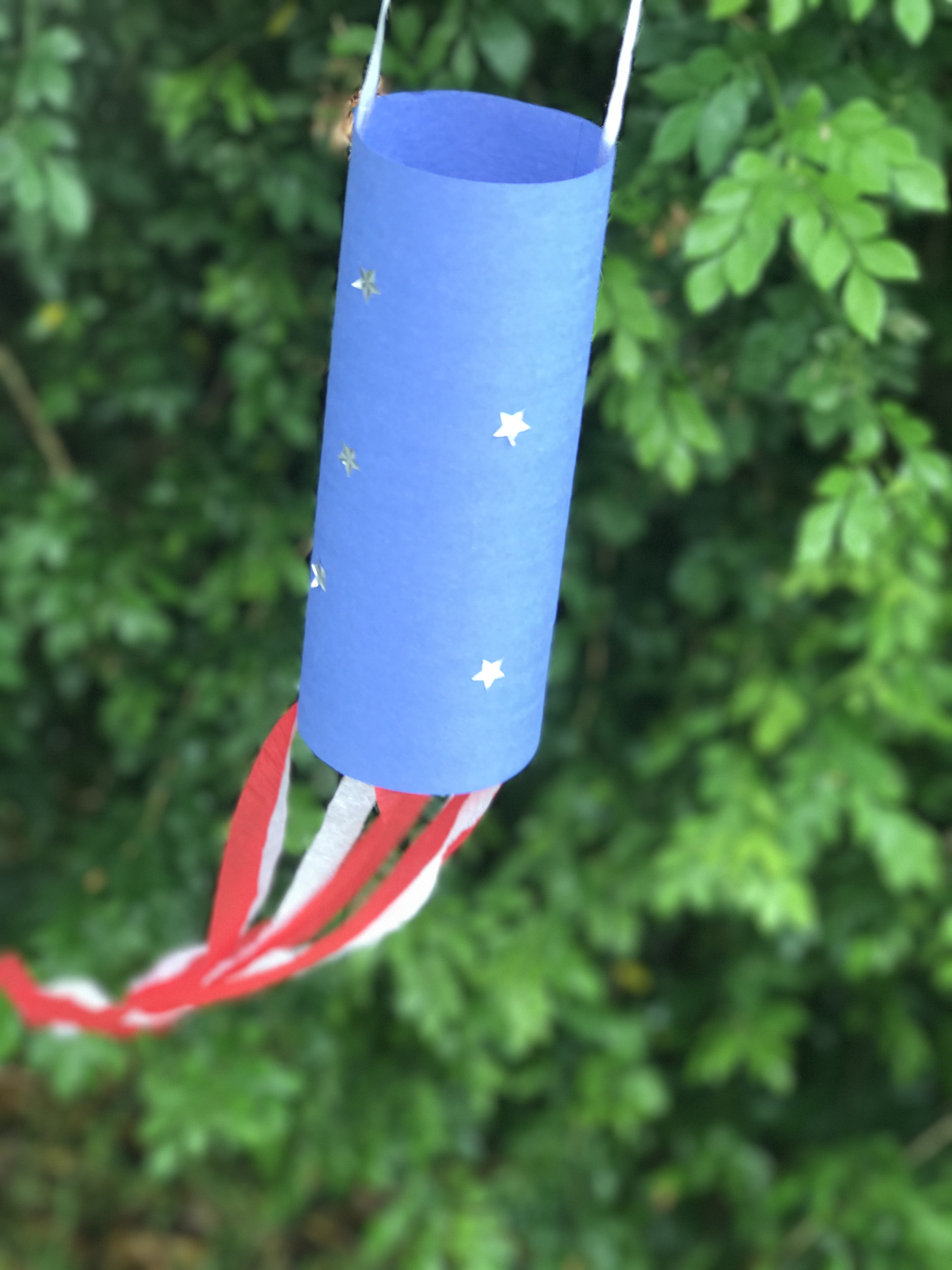 DIY American Flag Streamers by Happy Family Blog