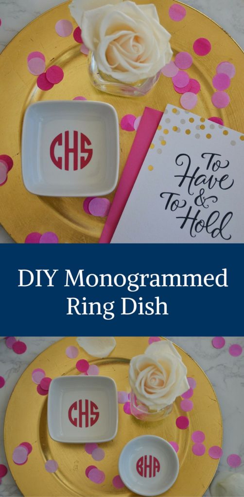 How to Make a DIY Monogrammed Ring Dish