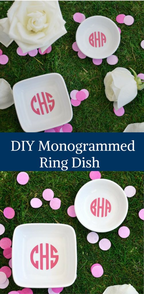 DIY Monogrammed Ring Dish by Happy Family Blog