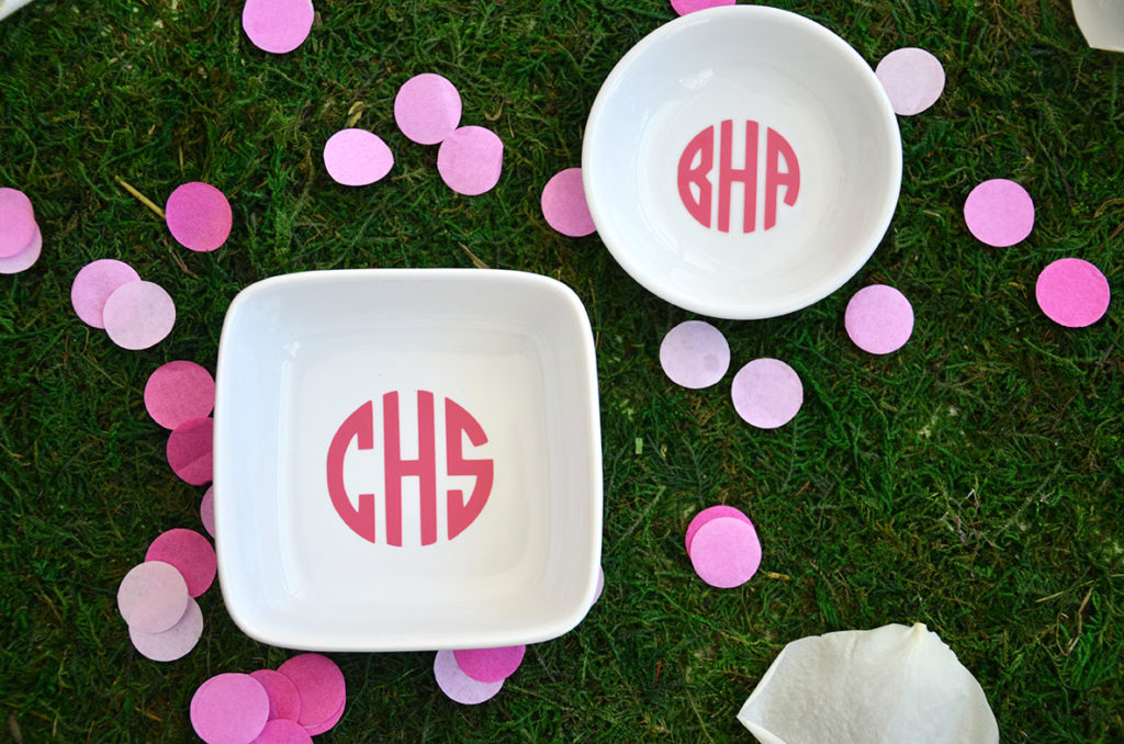 How to Make a DIY Monogrammed Ring Dish