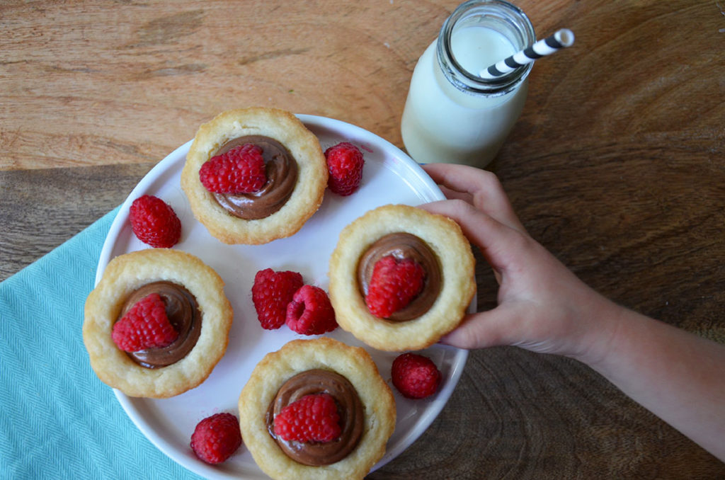 Recipe for Mini Nutella Pies by Happy Family Blog