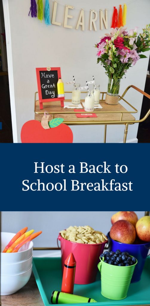 Host a Back to School Breakfast by Happy Family Blog