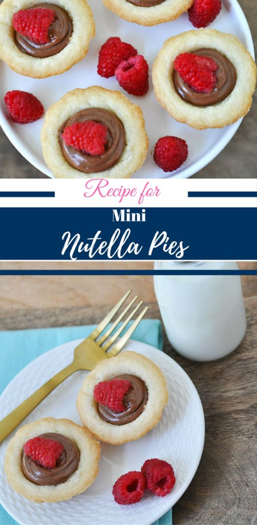 Recipe for Mini Nutella Pies by Happy Family Blog