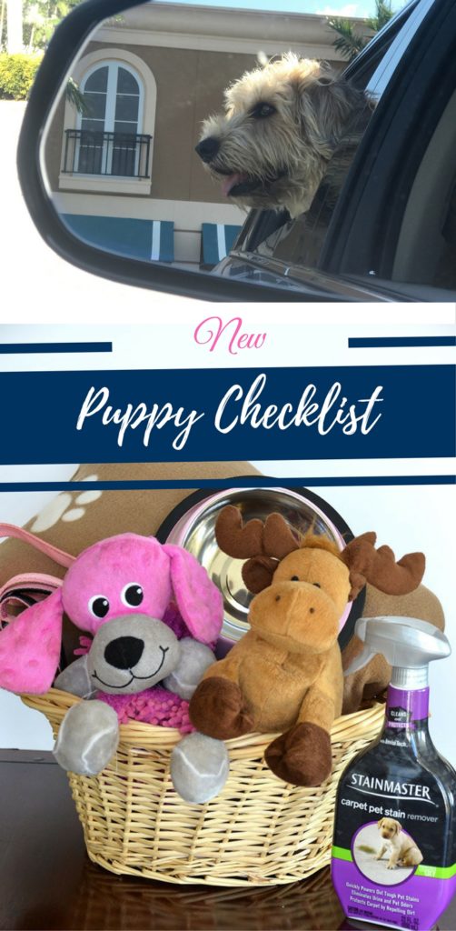 New Puppy Checklist by Happy Family Blog