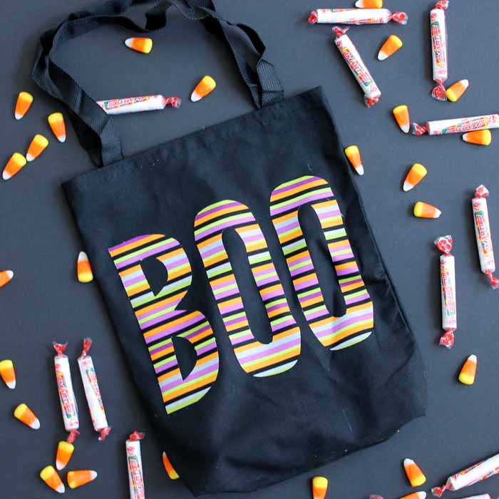 Boo, treat bag, treat bag, halloween bag, halloween treat bag