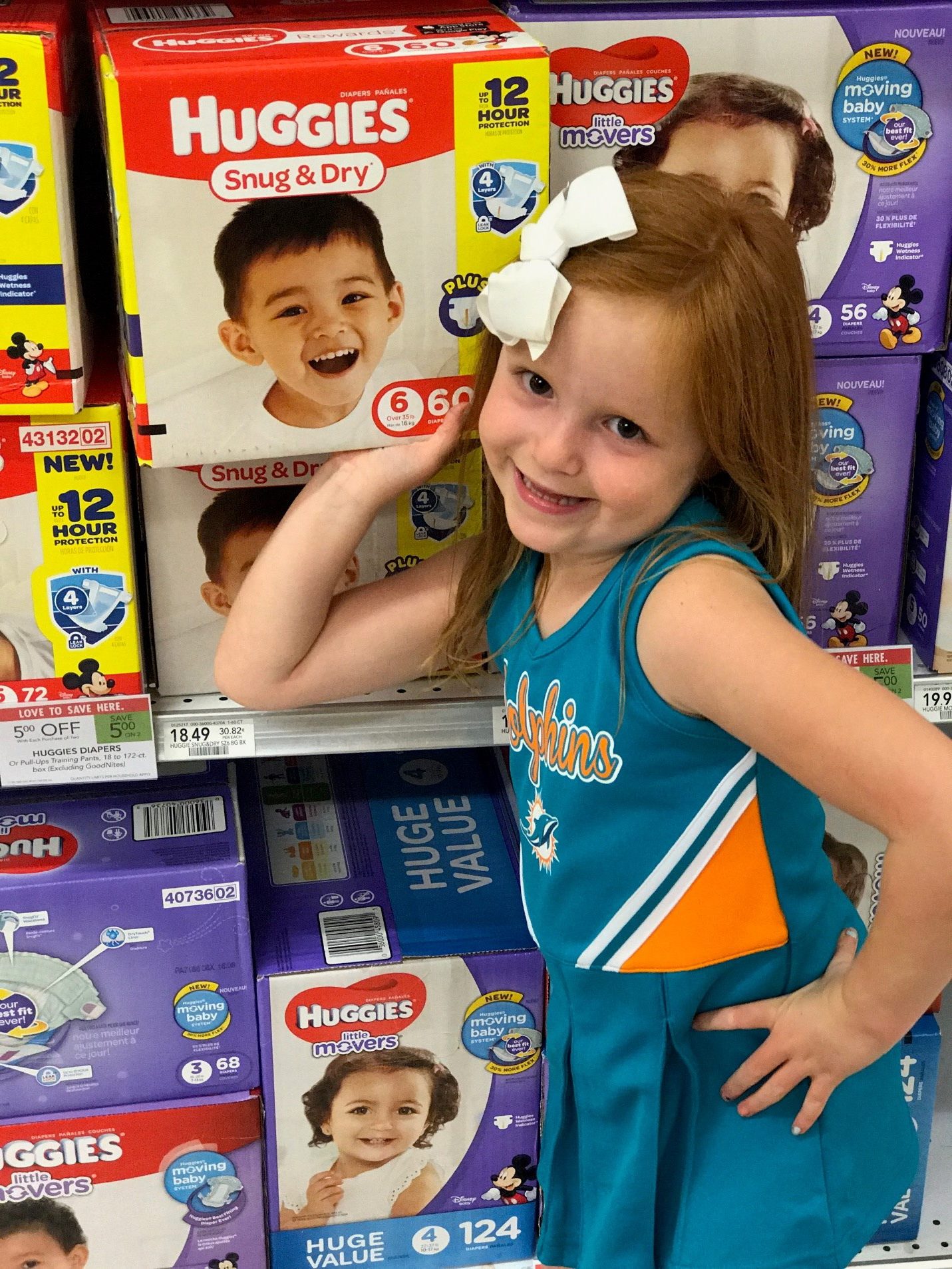 Huddle Up with Huggies and Miami Dolphins • Happy Family Blog