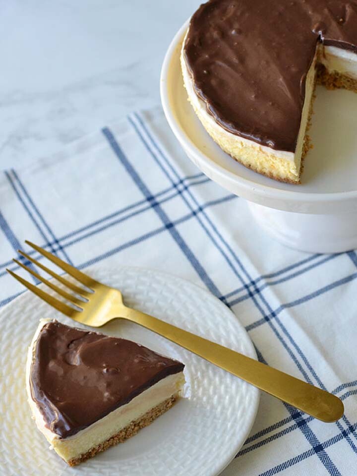 Recipe Chocolate Ganache Cheesecake Topping