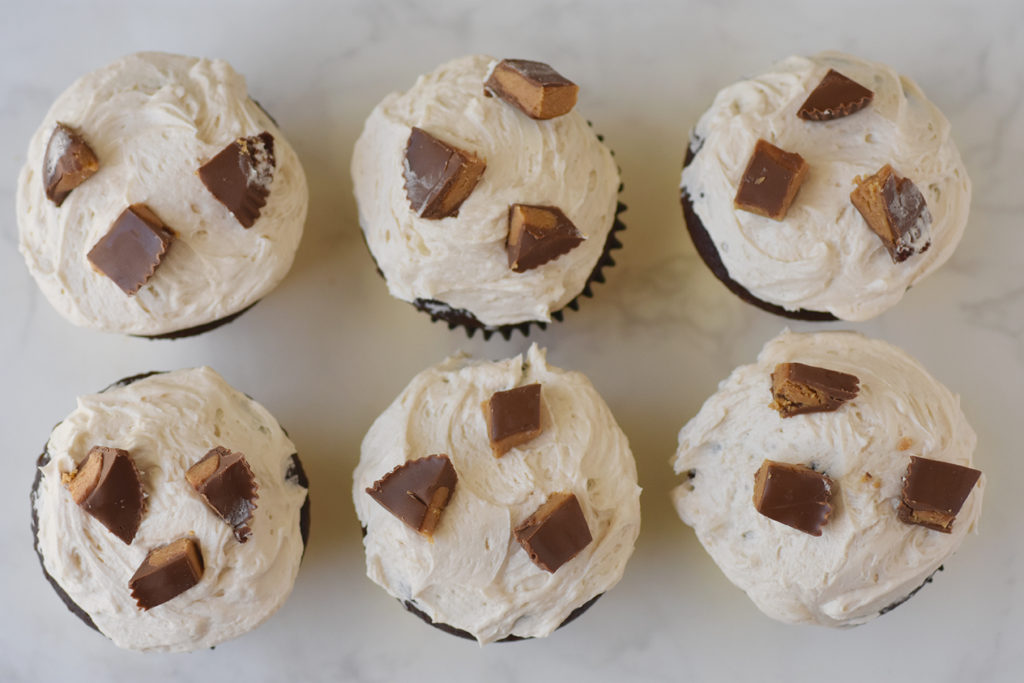 Chocolate Peanut Butter Cupcakes Recipe